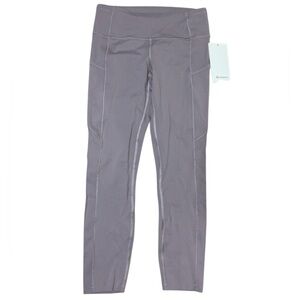 NEW Size 8 Lululemon Fast & Free High Rise 3/4 Length Women’s Purple Leggings